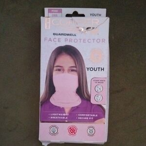 Youth Pink Face Protector - Kids Accessories